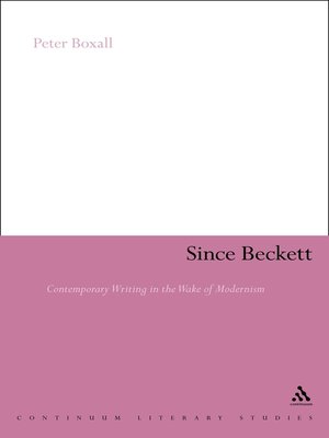 cover image of Since Beckett